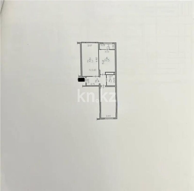 Продажа 2-комнатной квартиры, 78 м² - Продажа квартир в монолитно-каркасном доме в Алматы фото 1 из 1