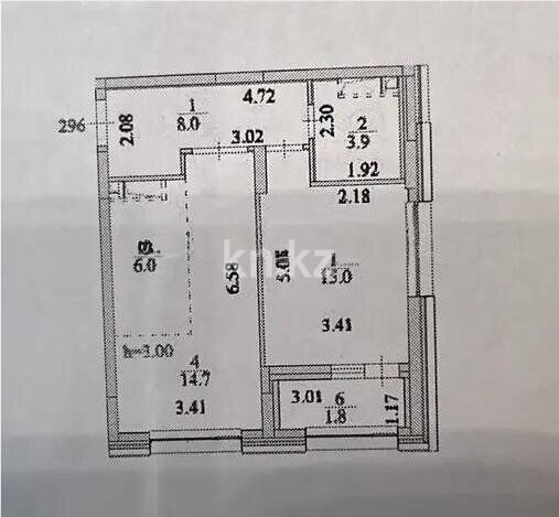 Продажа 2-комнатной квартиры, 50 м² - Продажа квартир от собственников в Астане - страница 6 фото 1 из 1