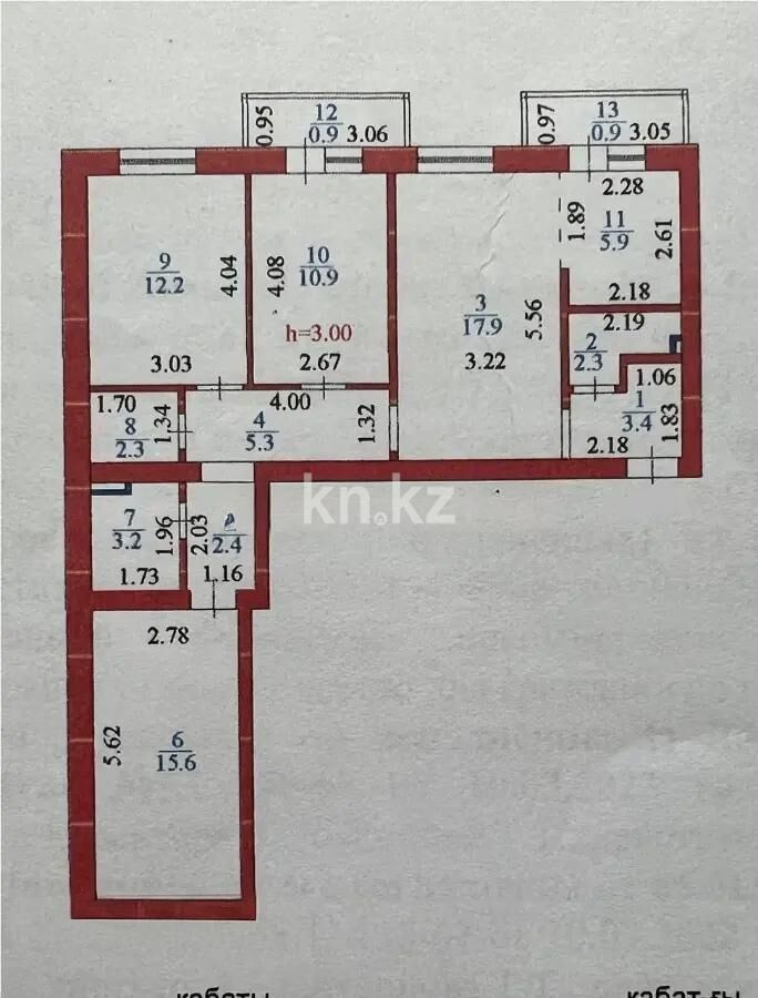 Продажа 4-комнатной квартиры, 84 м² - Продажа квартир от собственников в Астане - страница 6 фото 8 из 8
