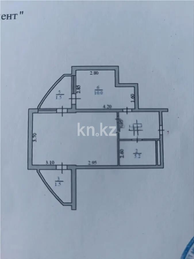 Продажа 1-комнатной квартиры, 46 м² - Продажа однокомнатных квартир в Наурызбайском р-не Алматы - страница 6 фото 6 из 6