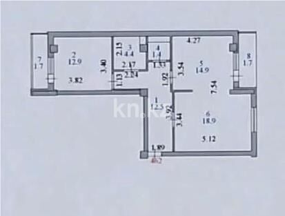 Продажа 2-комнатной квартиры, 69 м² - Продажа двухкомнатных квартир в р-не Сарайшык Астаны - страница 32 фото 6 из 6