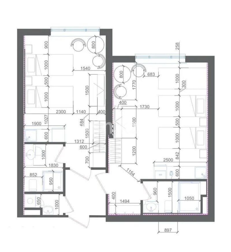 Продажа 2-комнатной квартиры, 65 м² - Продажа квартир в новостройках Алматы - страница 23 фото 2 из 2