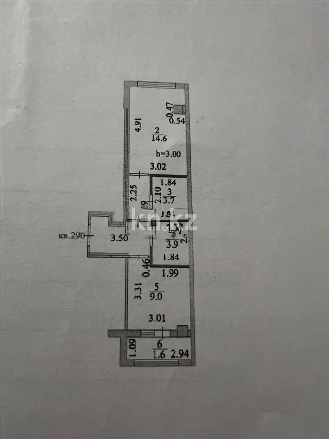 Продажа 1-комнатной квартиры, 43 м² - Продажа однокомнатных квартир в р-не Сарайшык Астаны - страница 12 фото 6 из 6