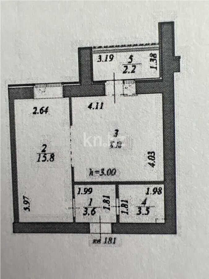 Продажа 1-комнатной квартиры, 41.7 м² - Продажа однокомнатных квартир в р-не Нура Астаны - страница 23 фото 1 из 1