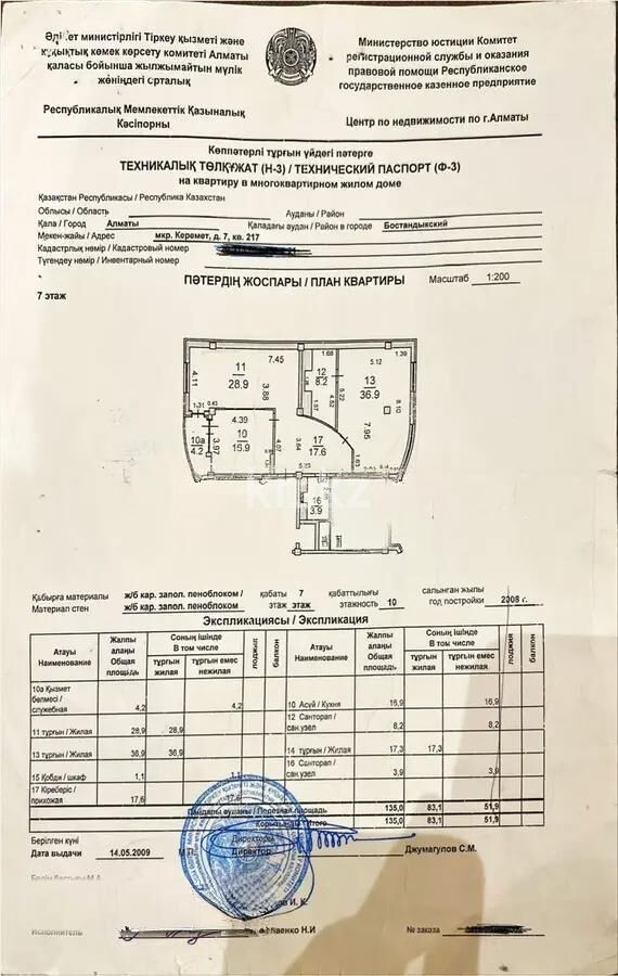 Продажа 3-комнатной квартиры, 135 м² - Продажа трехкомнатных квартир в Бостандыкском р-не Алматы - страница 28 фото 4 из 4