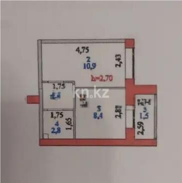 Продажа 1-комнатной квартиры, 27 м² - Продажа однокомнатных квартир в р-не Сарайшык Астаны - страница 13 фото 4 из 4
