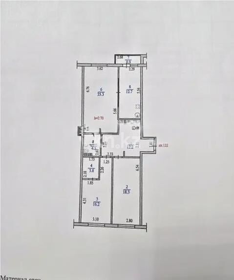 Продажа 3-комнатной квартиры, 100 м² - Продажа трехкомнатных квартир в Ауэзовском р-не Алматы - страница 19 фото 7 из 7