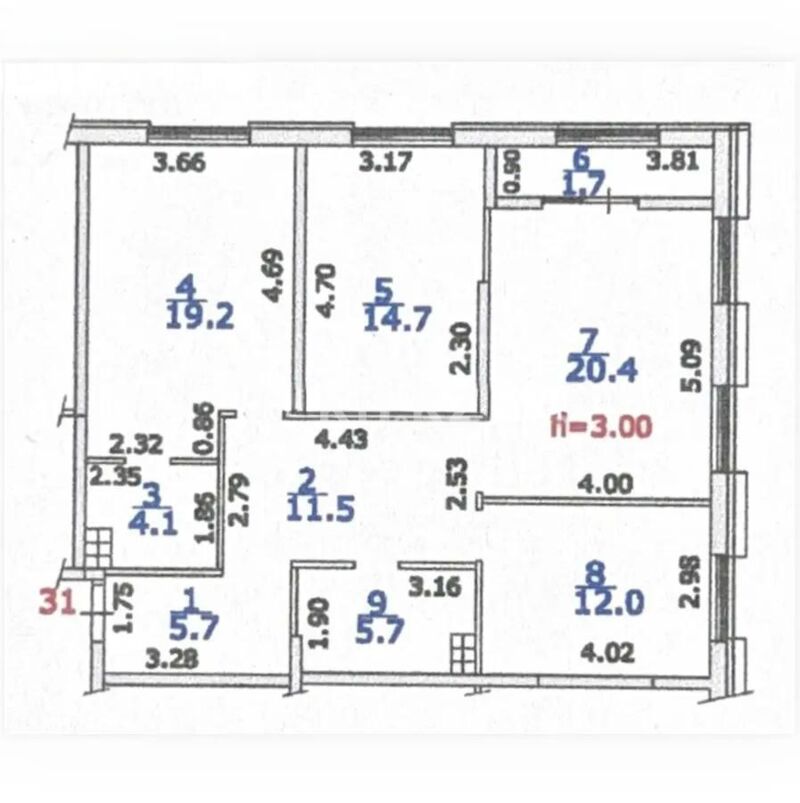 Продажа 3-комнатной квартиры, 96 м² - Продажа трехкомнатных квартир в Ауэзовском р-не Алматы - страница 21 фото 3 из 3