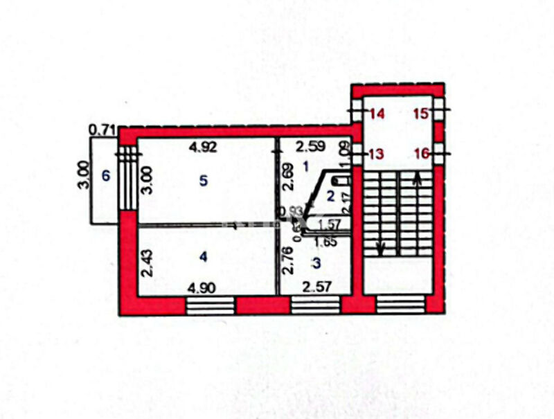 Продажа 2-комнатной квартиры, 41.2 м² - Продажа квартир от собственников в Караганде фото 8 из 8