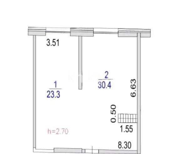 Продажа 2-комнатной квартиры, 53.7 м² - Продажа двухкомнатных квартир в Жетысуском р-не Алматы - страница 9 фото 4 из 4