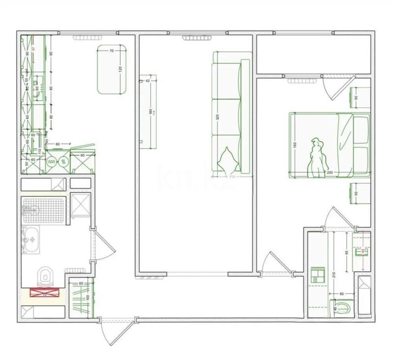Продажа 2-комнатной квартиры, 53.1 м² - Продажа двухкомнатных квартир в р-не Есиль Астаны - страница 30 фото 6 из 6
