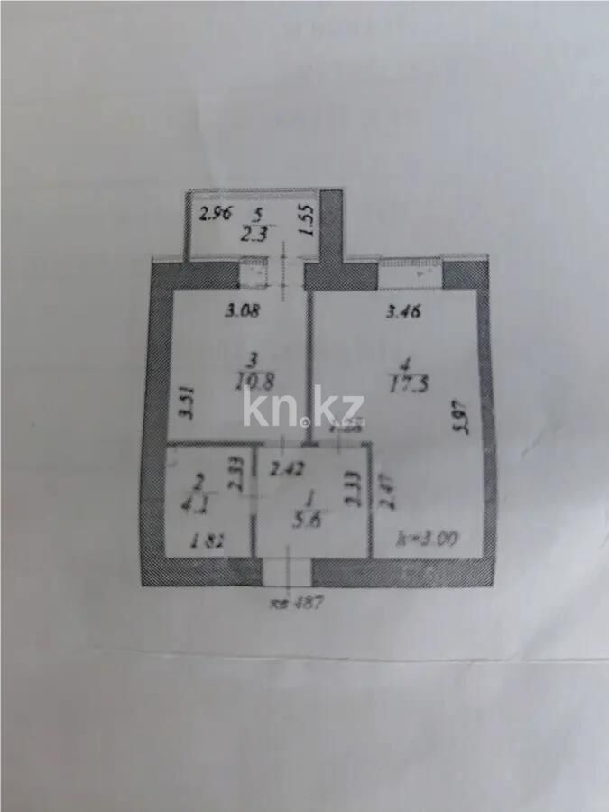 Продажа 1-комнатной квартиры, 40 м² - Продажа однокомнатных квартир в р-не Нура Астаны - страница 34 фото 1 из 1