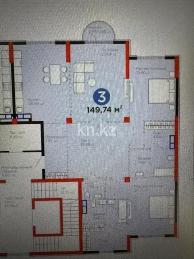 Продажа 3-комнатной квартиры, 150 м² - Продажа недвижимости в Казахстане - страница 24 фото 1 из 1