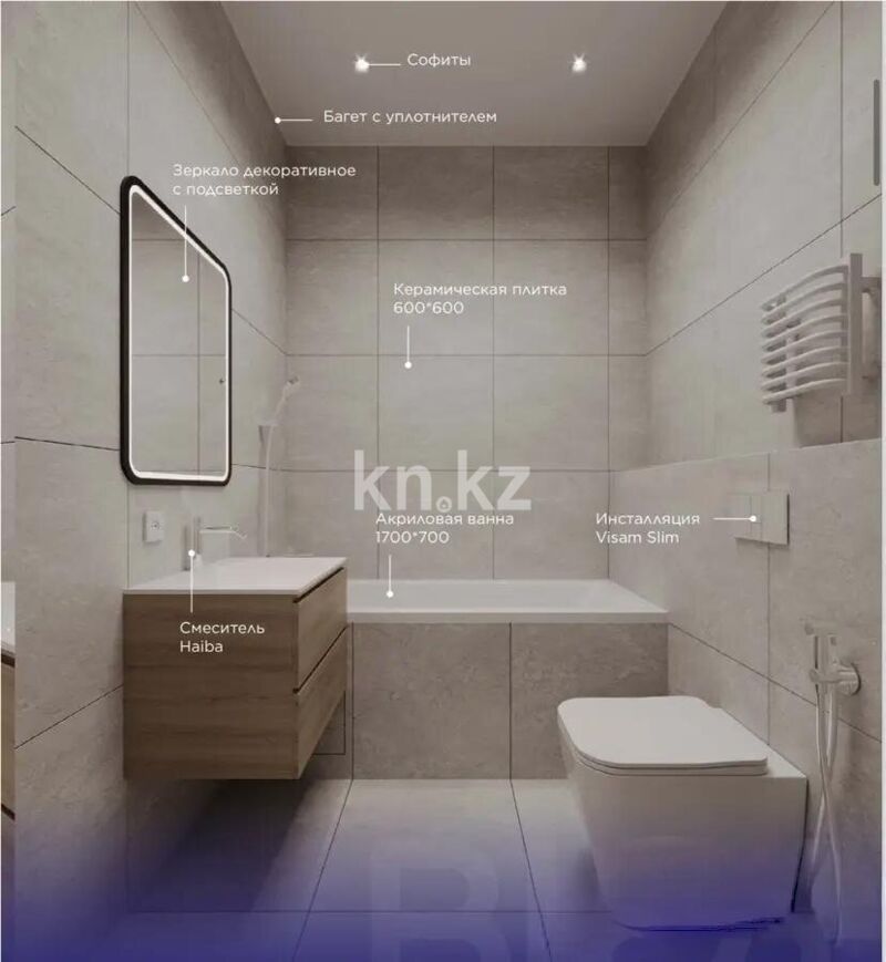 Продажа 1-комнатной квартиры, 41.2 м² - Продажа квартир в Казахстане - страница 17 фото 2 из 4