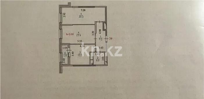 Продажа 2-комнатной квартиры, 63 м² - Продажа двухкомнатных квартир в р-не Сарайшык Астаны - страница 29 фото 4 из 4