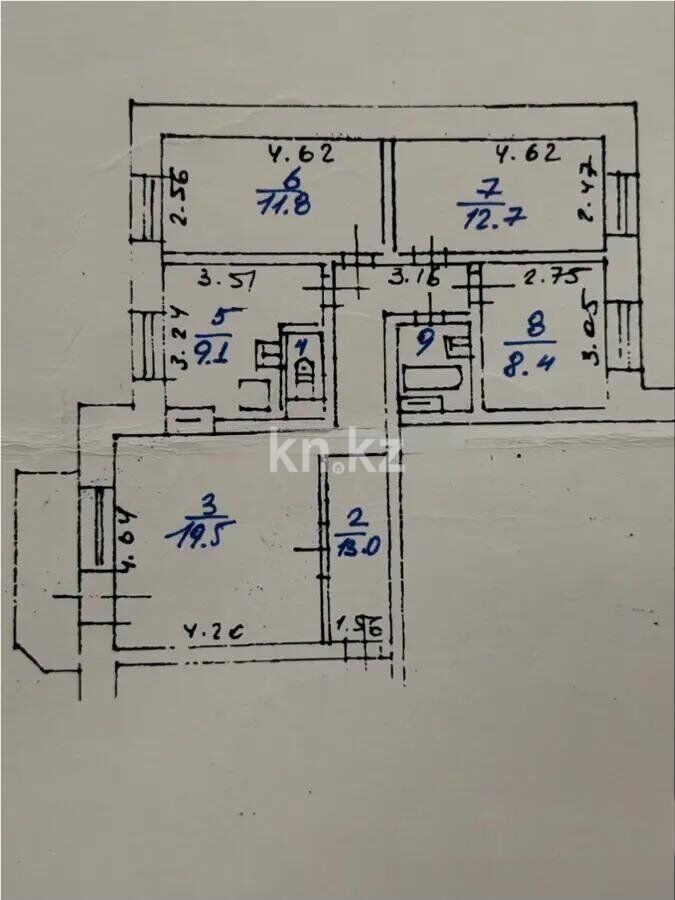 Продажа 4-комнатной квартиры, 80 м² - Продажа квартир в Алматы - страница 34 фото 1 из 1