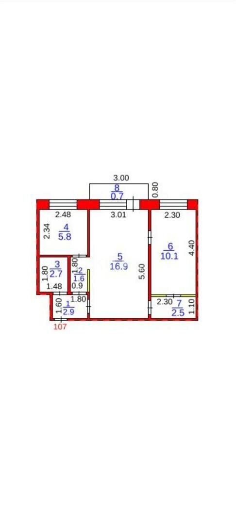 Продажа 2-комнатной квартиры, 43 м² - Продажа квартир в Караганде - страница 43 фото 5 из 5
