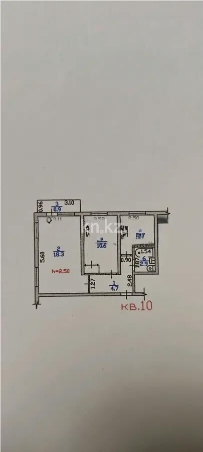 Продажа 2-комнатной квартиры, 43.1 м² - Продажа двухкомнатных квартир в Жетысуском р-не Алматы - страница 7 фото 6 из 6