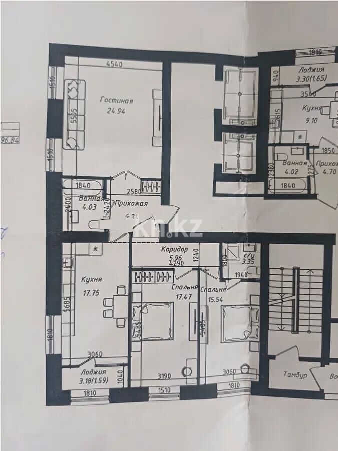 Продажа 3-комнатной квартиры, 97 м² - Продажа трехкомнатных квартир в р-не Сарыарка Астаны - страница 4 фото 1 из 1