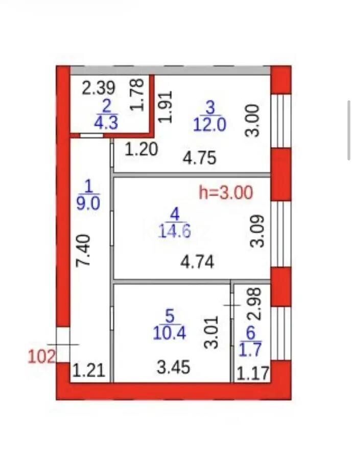 Продажа 2-комнатной квартиры, 52 м² - Продажа квартир от собственников в Караганде - страница 6 фото 1 из 1