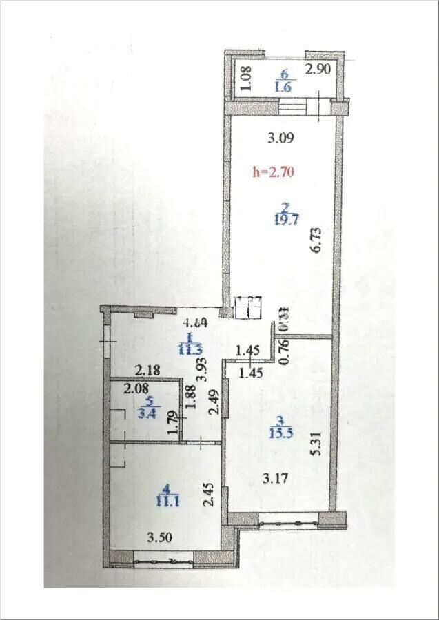 Продажа 2-комнатной квартиры, 62.6 м² - Продажа двухкомнатных квартир в р-не Алматы Астаны - страница 21 фото 7 из 7