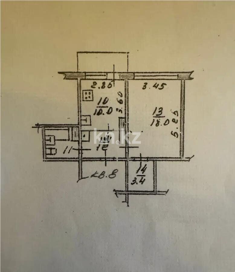 Продажа 1-комнатной квартиры, 42 м² - Продажа однокомнатных квартир от собственников в Казахстане - страница 13 фото 4 из 4