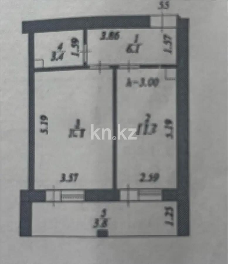 Продажа 1-комнатной квартиры, 45 м² - Продажа однокомнатных квартир в р-не Есиль Астаны - страница 28 фото 1 из 1