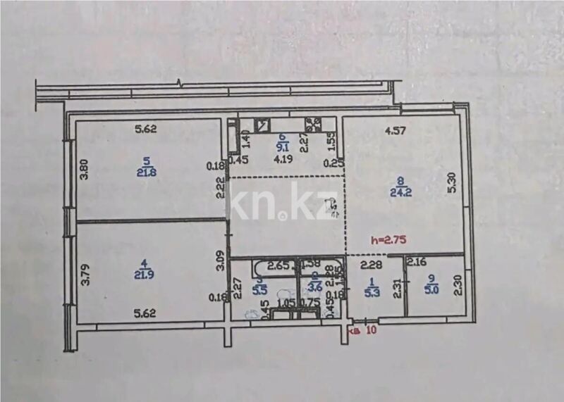 Продажа 3-комнатной квартиры, 109.9 м² - Продажа трехкомнатных квартир в монолитно-каркасном доме в Алматы - страница 2 фото 6 из 6