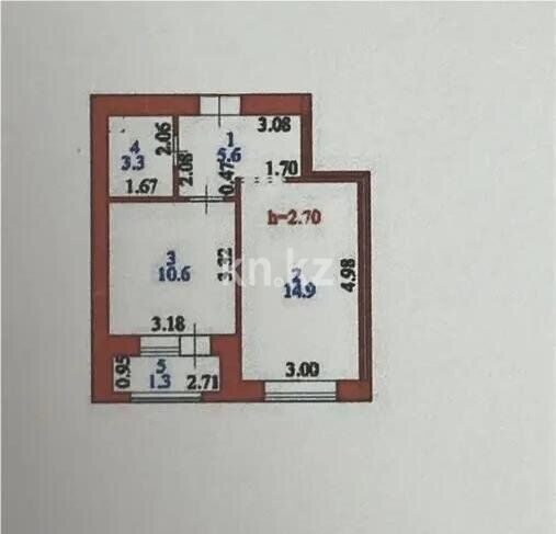 Продажа 1-комнатной квартиры, 36 м² - Продажа  однокомнатных квартир в новостройках Астаны - страница 3 фото 1 из 1