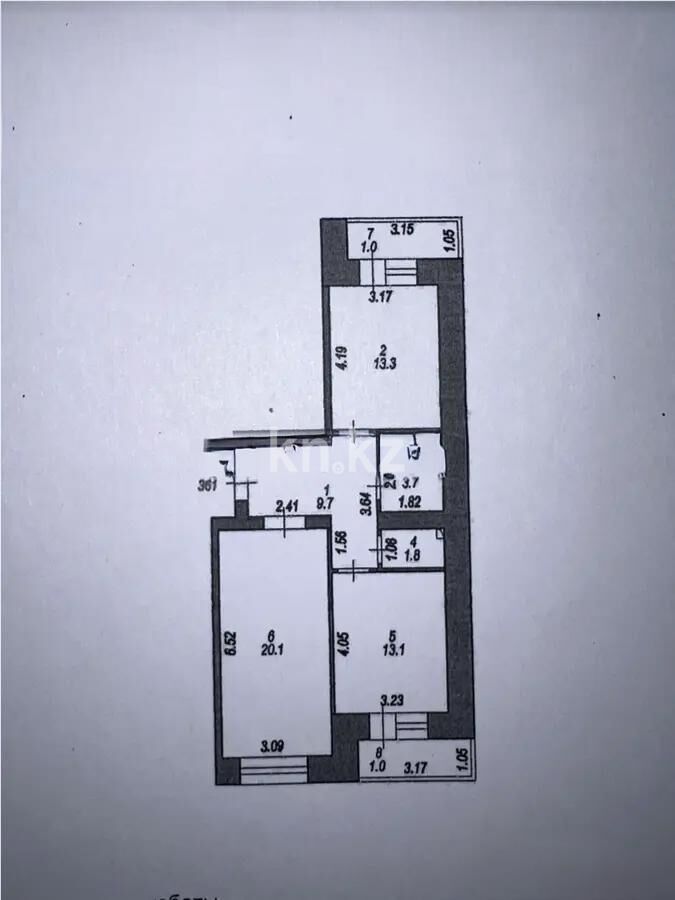 Продажа 2-комнатной квартиры, 63.7 м² - Продажа двухкомнатных квартир в р-не Нура Астаны - страница 45 фото 6 из 6