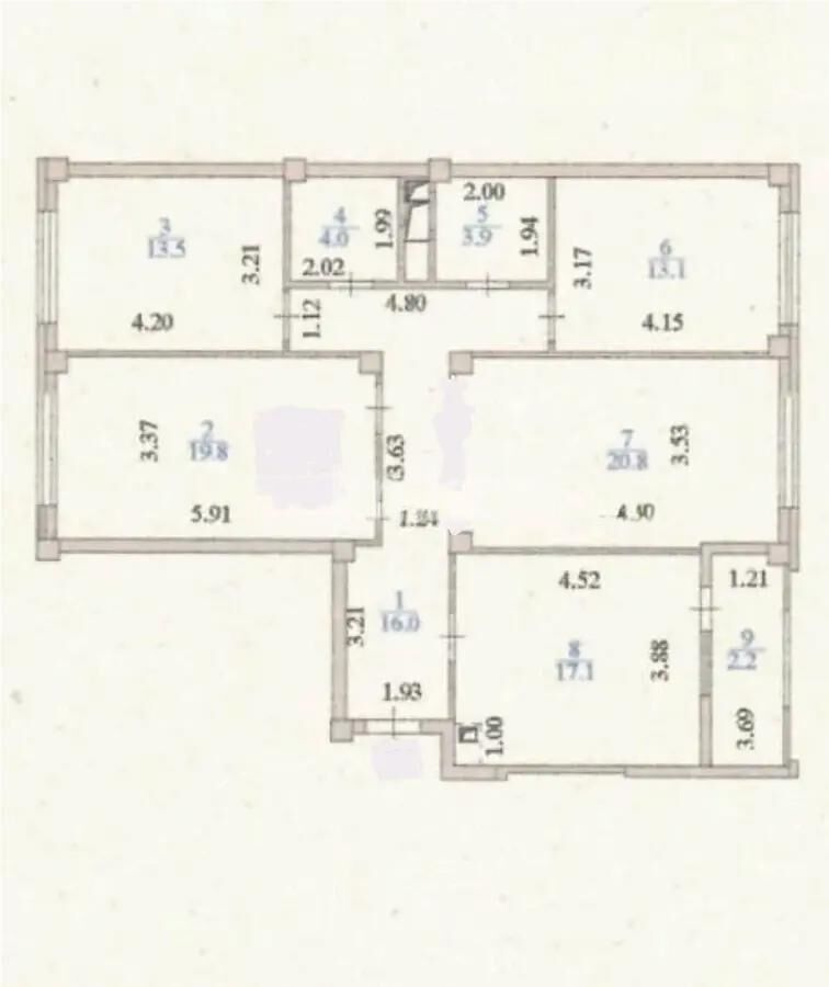 Продажа 4-комнатной квартиры, 110 м² - Продажа четырехкомнатных квартир в монолитно-каркасном доме в Казахстане - страница 23 фото 9 из 9