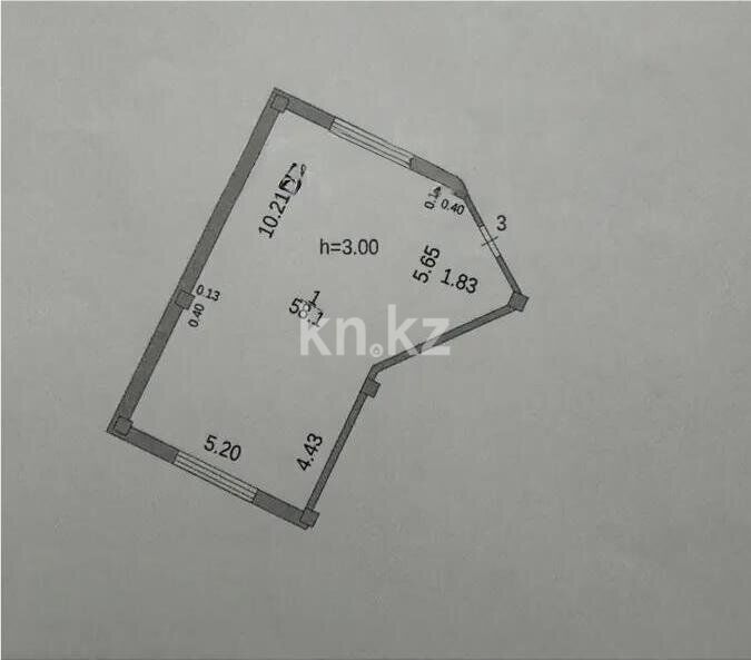 Продажа 2-комнатной квартиры, 58 м² - Продажа двухкомнатных квартир в Городе Караганды фото 1 из 1
