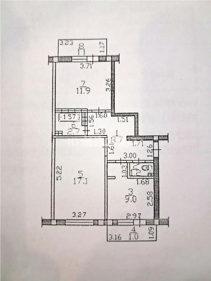 Продажа 2-комнатной квартиры, 53 м² - Продажа двухкомнатных квартир в блочном доме в Казахстане - страница 59 фото 6 из 6