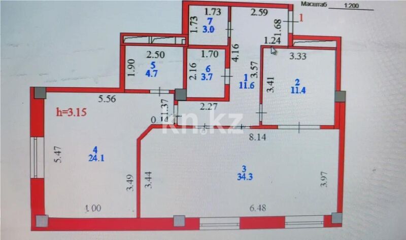 Продажа 2-комнатной квартиры, 94.3 м² - Продажа двухкомнатных квартир в р-не Нура Астаны - страница 52 фото 1 из 1