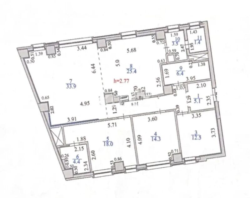 Продажа 4-комнатной квартиры, 135 м² - Продажа четырехкомнатных квартир в блочном доме в Астане фото 5 из 5