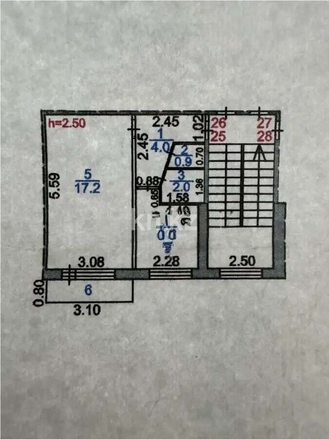 Продажа 1-комнатной квартиры, 30 м² - Продажа однокомнатных квартир в Караганде фото 6 из 6