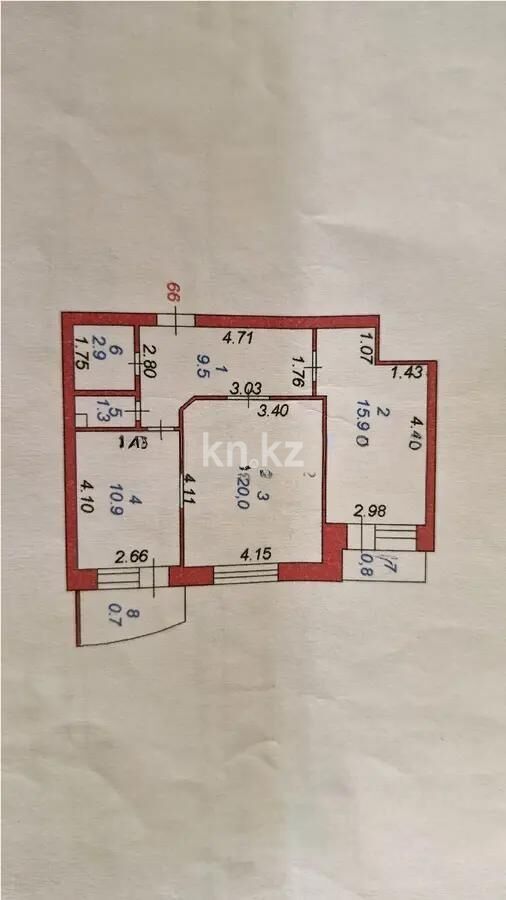 Продажа 2-комнатной квартиры, 62 м² - Продажа двухкомнатных квартир в р-не Сарыарка Астаны - страница 17 фото 1 из 1