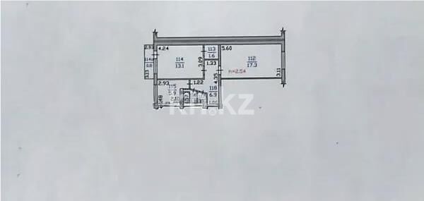 Продажа 2-комнатной квартиры, 48.5 м² - Продажа двухкомнатных квартир в панельном доме в Алматы - страница 25 фото 5 из 5
