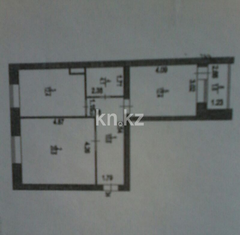Продажа 2-комнатной квартиры, 62 м² - Продажа двухкомнатных квартир в кирпичном доме в Казахстане - страница 2 фото 6 из 6