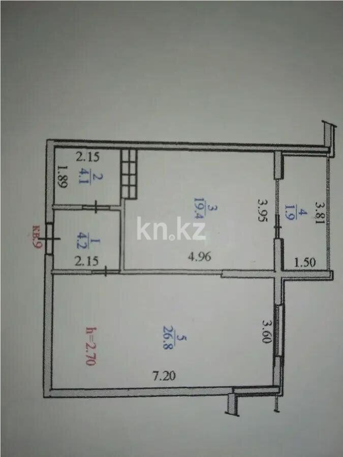 Продажа 1-комнатной квартиры, 56.4 м² - Продажа квартир в новостройках Алматы без посредников - страница 37 фото 3 из 3