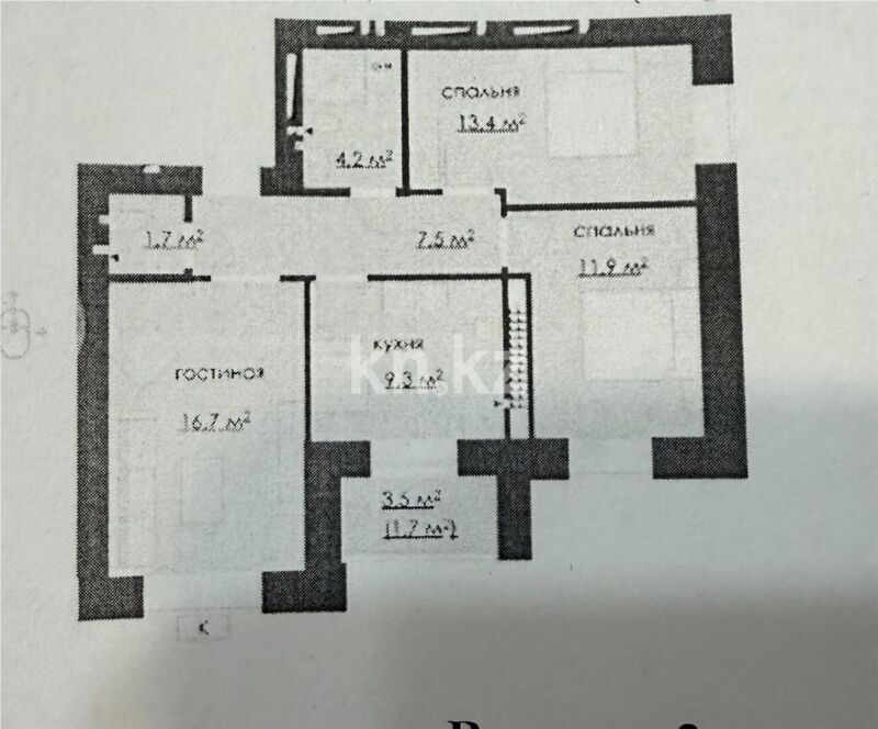 Продажа 3-комнатной квартиры, 70 м² - Продажа недвижимости в Караганде - страница 10 фото 4 из 4