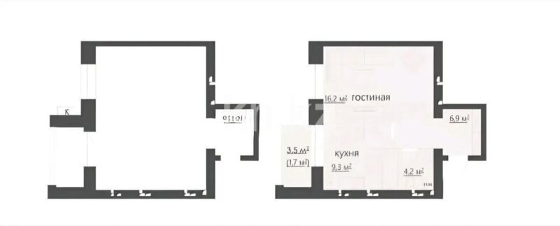 Продажа 1-комнатной квартиры, 39 м² - Продажа квартир от собственников в Караганде фото 3 из 4