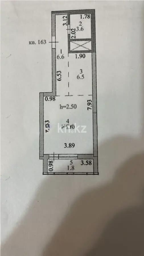 Продажа 1-комнатной квартиры, 35 м² - Продажа однокомнатных квартир в блочном доме в Казахстане - страница 52 фото 1 из 1