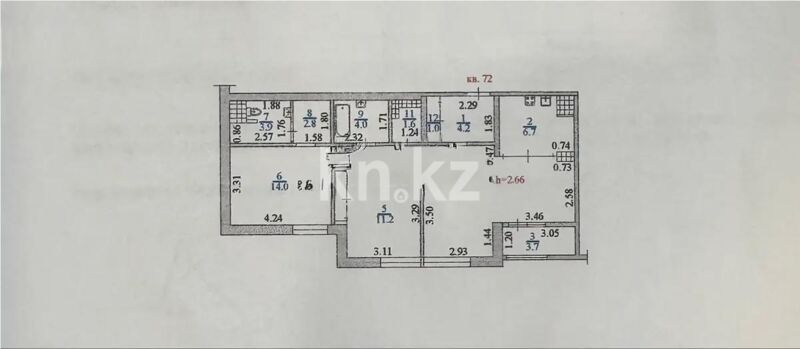 Продажа 3-комнатной квартиры, 83.5 м² - Продажа трехкомнатных квартир в Бостандыкском р-не Алматы - страница 23 фото 6 из 6