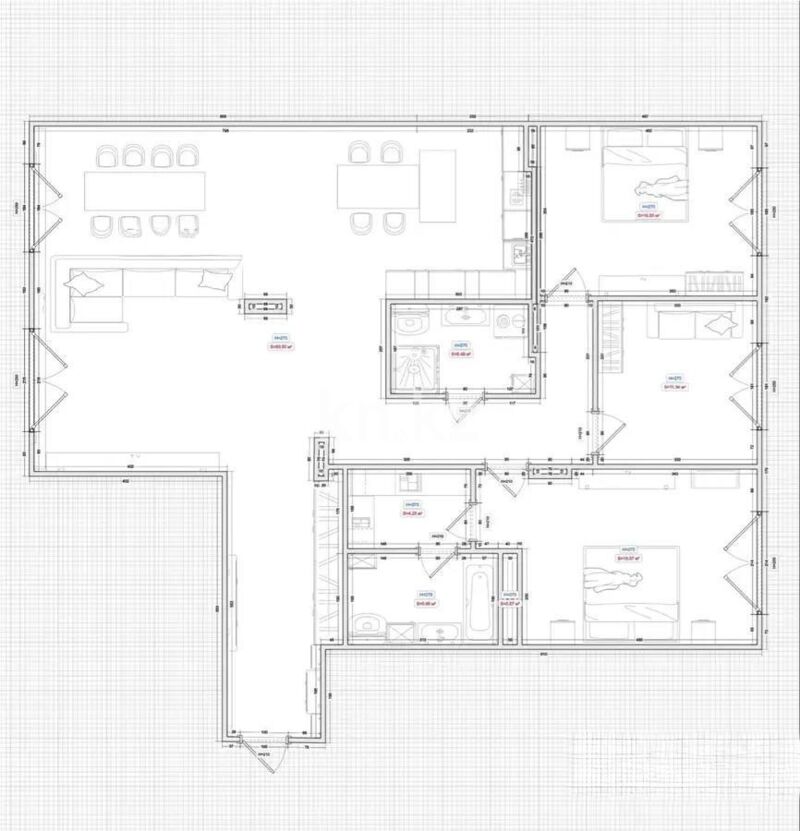 Продажа 4-комнатной квартиры, 140 м² - Продажа квартир в кирпичном доме в Астане - страница 198 фото 8 из 8