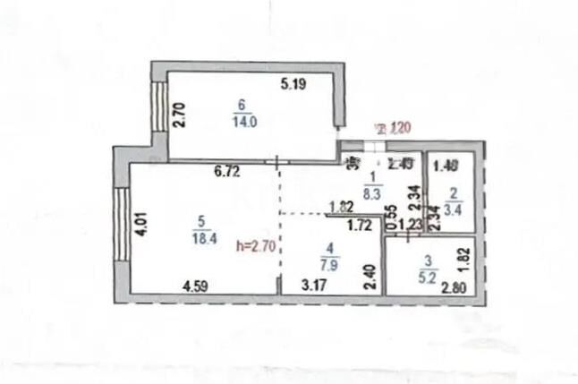 Продажа 2-комнатной квартиры, 57.2 м² - Продажа двухкомнатных квартир в монолитно-каркасном доме в Астане - страница 42 фото 6 из 6