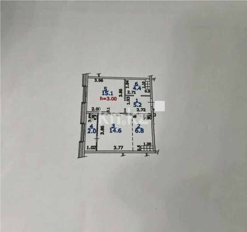 Продажа 2-комнатной квартиры, 48 м² - Продажа двухкомнатных квартир в монолитно-каркасном доме в Казахстане - страница 191 фото 4 из 4