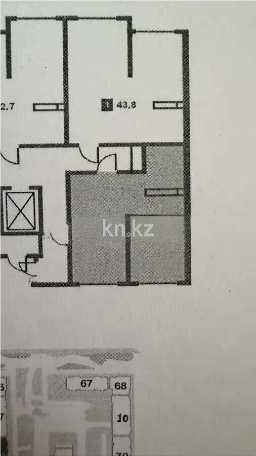 Продажа 2-комнатной квартиры, 44.6 м² - Недвижимость в Алматы - страница 26 фото 1 из 1