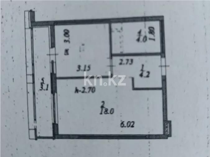 Продажа 1-комнатной квартиры, 38.8 м² - Продажа однокомнатных квартир в р-не Сарайшык Астаны - страница 15 фото 3 из 3