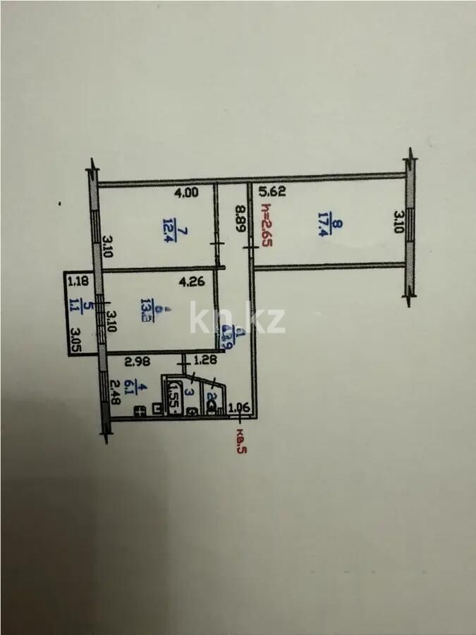 Продажа 3-комнатной квартиры, 66.9 м² - Продажа трехкомнатных квартир в Бостандыкском р-не Алматы - страница 24 фото 10 из 10